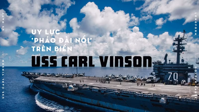 uss carl vinson toi da nang uy luc phao dai noi tren bien