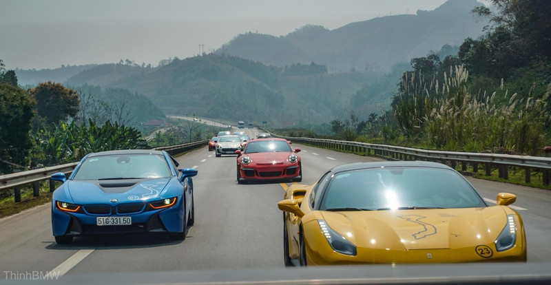 dan sieu xe trong hanh trinh car passion sap qua tp ha tinh