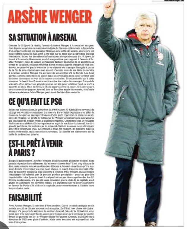 psg va diep vu arsene wenger