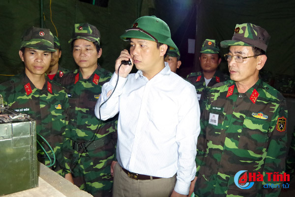 chu tich ubnd tinh kiem tra luyen tap phuong an san sang chien dau