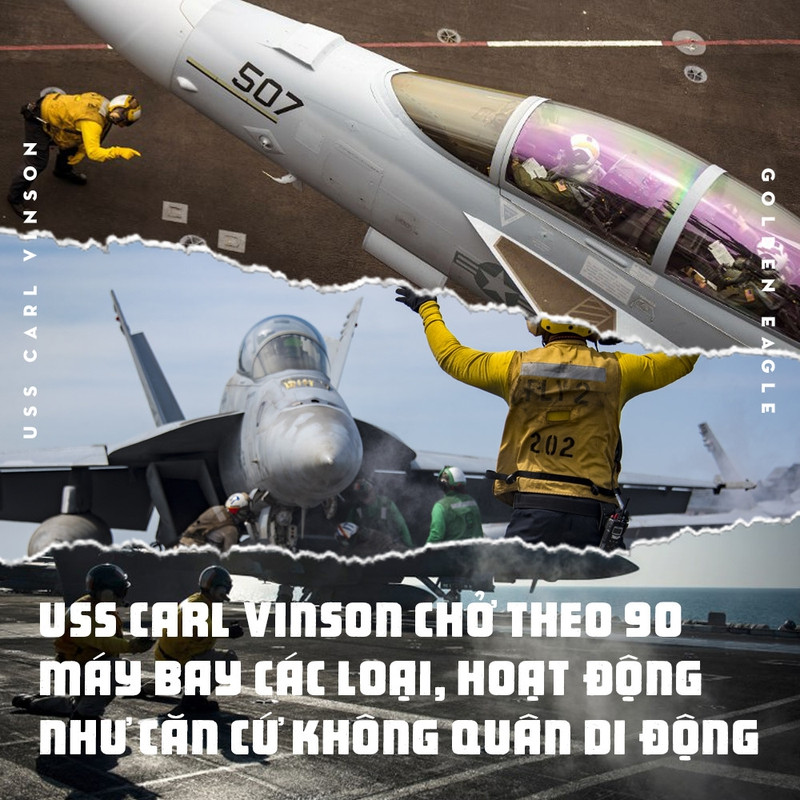 USS Carl Vinson tới Đà Nẵng: Uy lực "pháo đài nổi" trên biển ảnh 6 uss carl vinson toi da nang uy luc phao dai noi tren bien