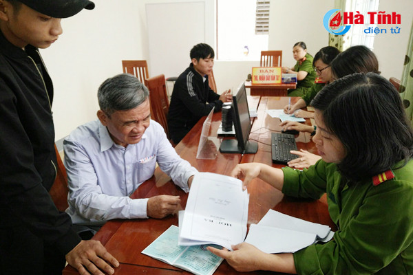 tthc cong thach ha tiep nhan 169 ho so sau 2 ngay van hanh thu cap cmnd