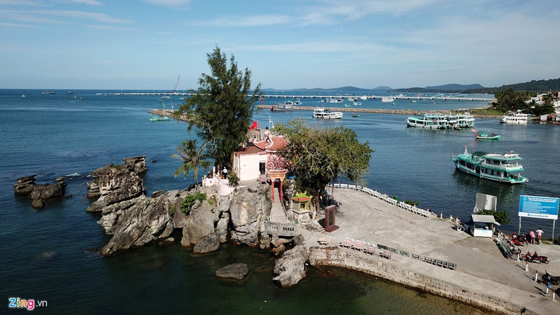 dao ngoc phu quoc nhin tu tren cao