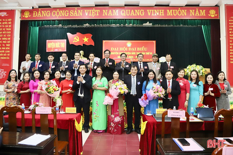 Ban chấp hành Hội Khuyến học huyện Đức Thọ khóa VI nhiệm kỳ 2024-2029 ra mắt, nhận nhiệm vụ. bqbht_br_b5.jpg