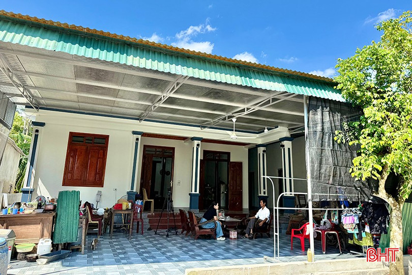 Sau gần 6 tháng đưa vào sử dụng, ngôi nhà của anh Hạ "vững vàng" vượt qua nhiều cơn bão lớn. bqbht_br_j1.jpg