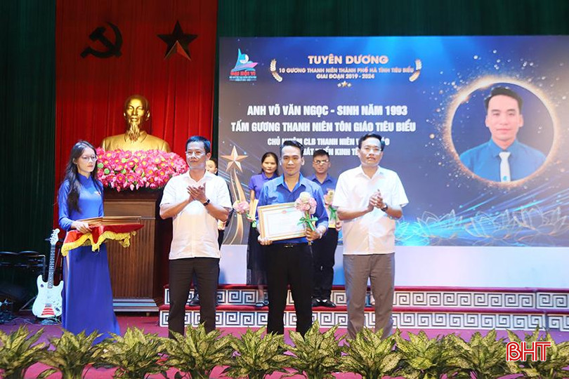 Anh Ngọc được vinh danh gương thanh niên tôn giáo tiêu biểu vào đầu tháng 8/2024. 5.jpg