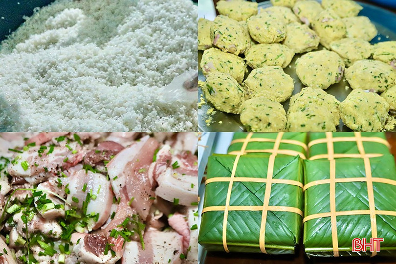 Nguyên liệu sản xuất bánh chưng xanh được tuyển chọn kỹ càng. bqbht_br_u1.jpg