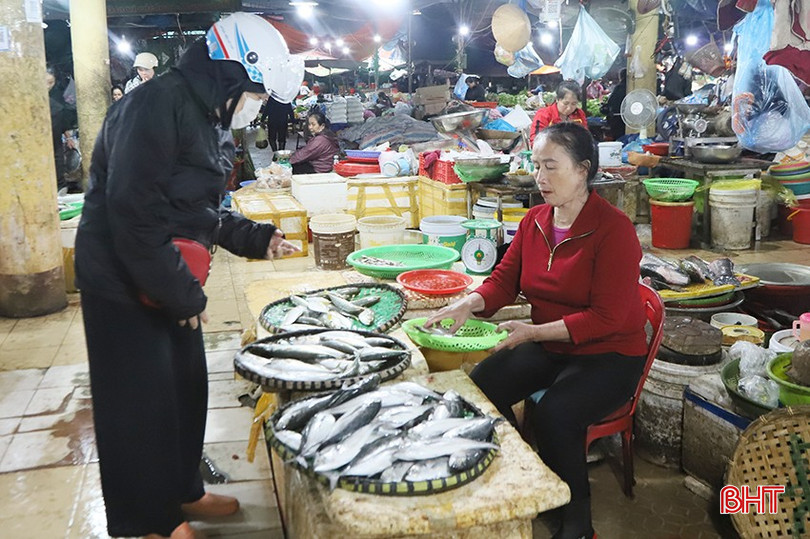 Bà Trần Thị Vân chỉ nhập một lượng hàng vừa đủ tiêu thụ trong ngày. bqbht_br_2.jpg