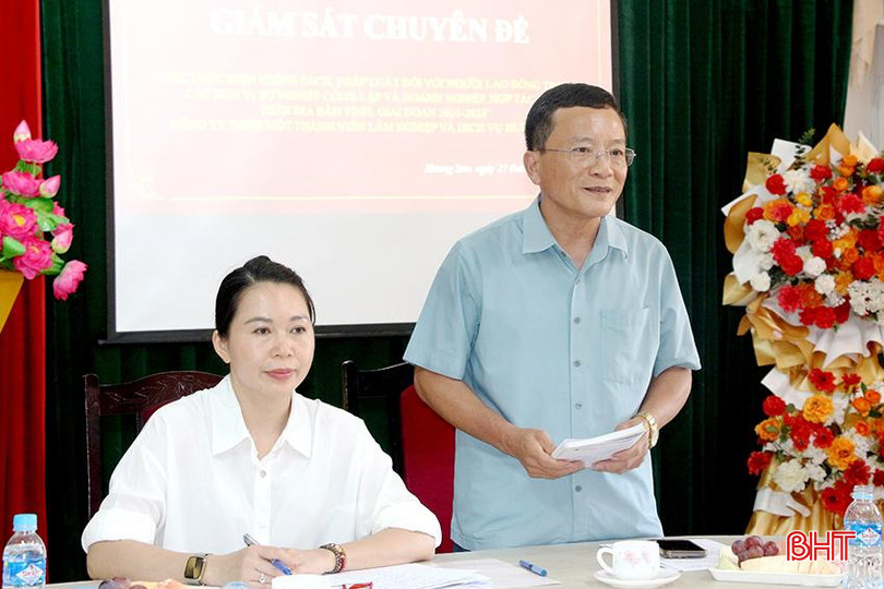 Phó Chủ tịch HĐND tỉnh Trần Văn Kỳ phát biểu tại buổi làm việc. Q6.jpg