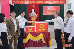 Cầu truyền hình trực tiếp về bầu cử tại Hà Tĩnh