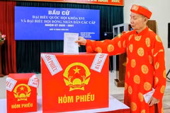 Cả nước đã có hơn 99% cử tri đi bỏ phiếu bầu cử