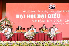 Đảng bộ Các cơ quan Đảng tỉnh Hà Tĩnh đại hội lần thứ nhất