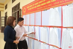 Hà Tĩnh công bố danh sách 58 người trúng cử đại biểu HĐND tỉnh