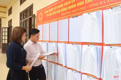 Hà Tĩnh công bố danh sách 58 người trúng cử đại biểu HĐND tỉnh