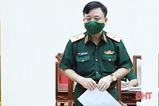 Tổng cục Hậu cần kiểm tra các công trình doanh trại tại Hà Tĩnh