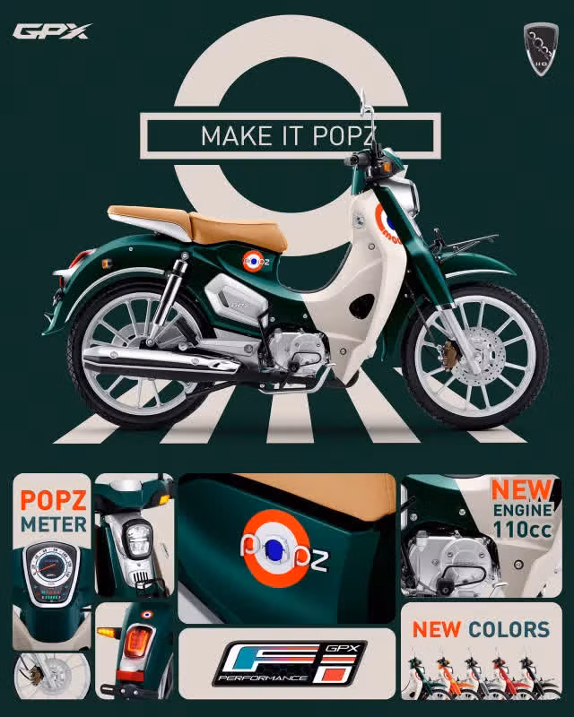 Mẫu xe cub giá rẻ được người dùng Thái Lan, Việt Nam săn đón