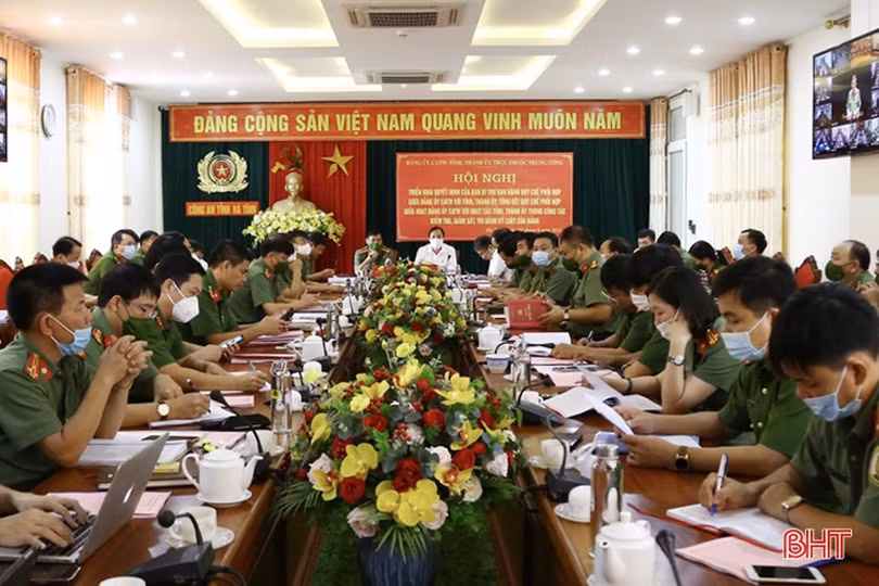 Triển khai quy chế phối hợp kiểm tra, giám sát, thi hành kỷ luật đảng trong lực lượng công an