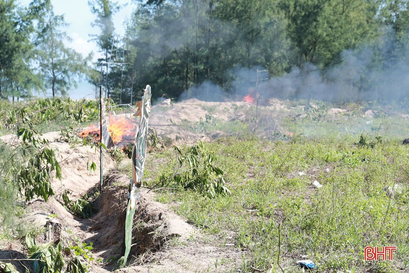 Nghi Xuân diễn tập thực binh đánh địch đổ bộ đường biển 