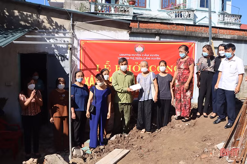 Hiện thực hóa ước mơ có nhà ở tươm tất cho 38 gia đình khó khăn ở Cẩm Xuyên