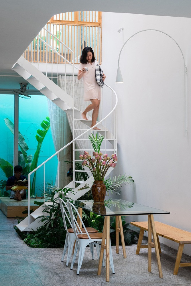 Độc đáo ngôi nhà có vườn đan xen