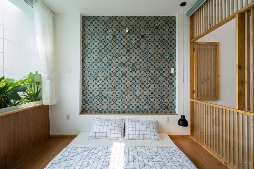 Độc đáo ngôi nhà có vườn đan xen