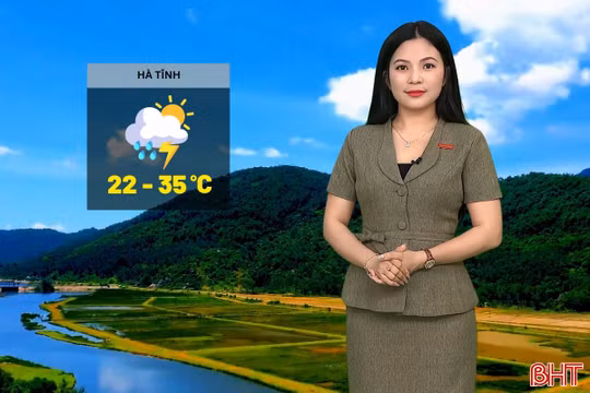 Dự báo thời tiết Hà Tĩnh ngày 23/4: Trời nhiều mây, có mưa rào và dông rải rác.