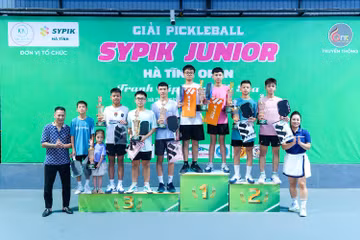 Sôi nổi Giải Pickleball Sypik junior Hà Tĩnh Open tranh cúp Vân Anh Spa