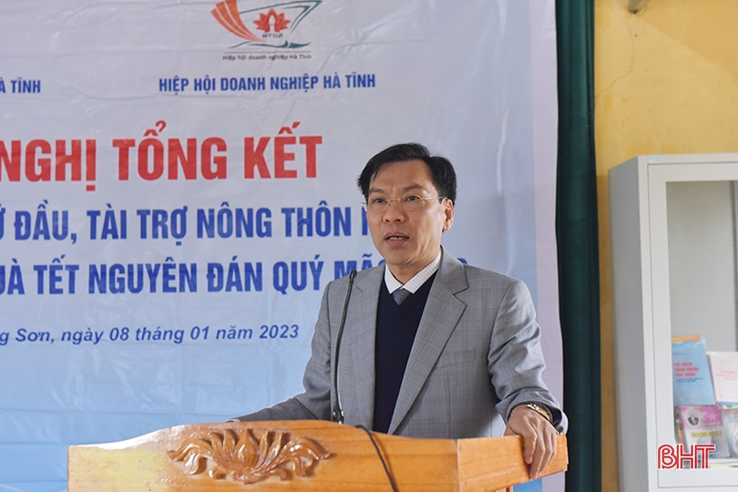 Sở Xây dựng, Hiệp hội Doanh nghiệp Hà Tĩnh hỗ trợ xã Điền Mỹ xây dựng NTM