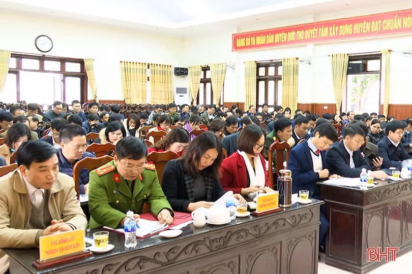 Đức Thọ tập trung nguồn lực xây dựng huyện nông thôn mới nâng cao 