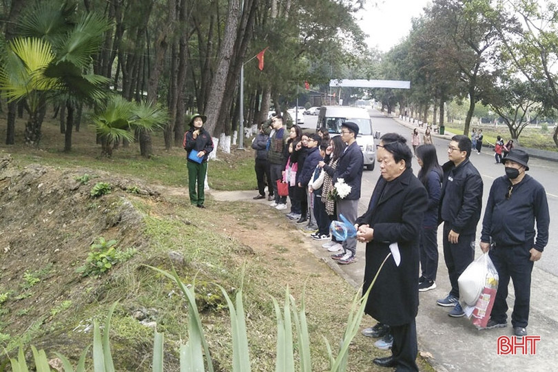 Ngã ba Đồng Lộc đón hơn 2.000 lượt khách dịp đầu năm mới