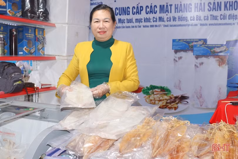 Hải sản Hà Tĩnh “đắt khách” những ngày cận tết