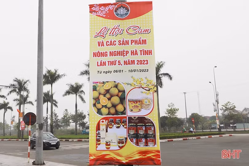 Hoàn tất chuẩn bị cho Lễ hội Cam và các sản phẩm nông nghiệp Hà Tĩnh