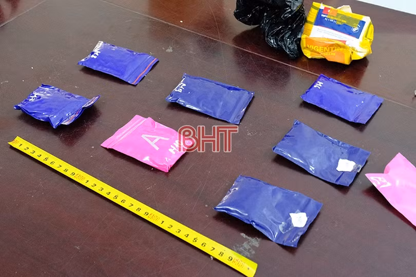 Hà Tĩnh: Bắt “nữ quái” tàng trữ 2.600 viên ma túy tổng hợp