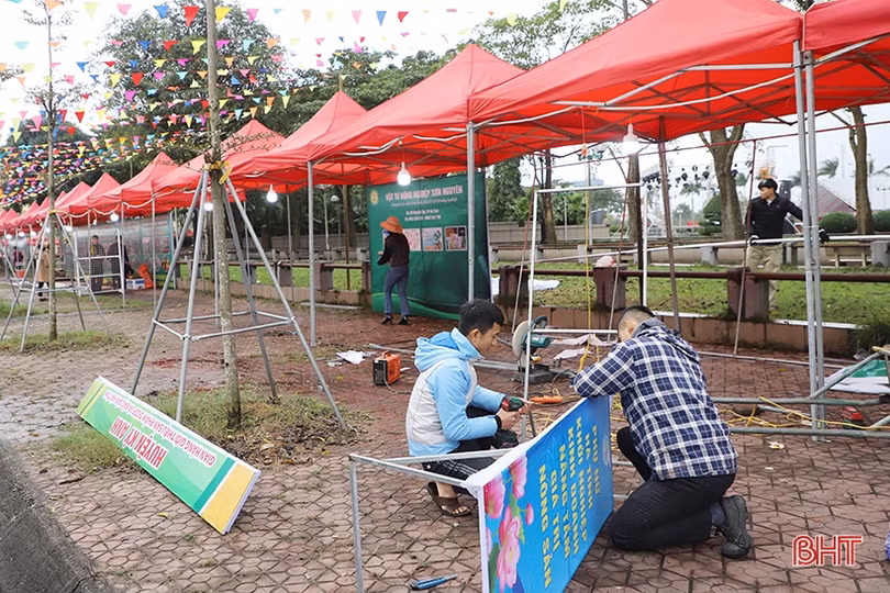 Hoàn tất chuẩn bị cho Lễ hội Cam và các sản phẩm nông nghiệp Hà Tĩnh