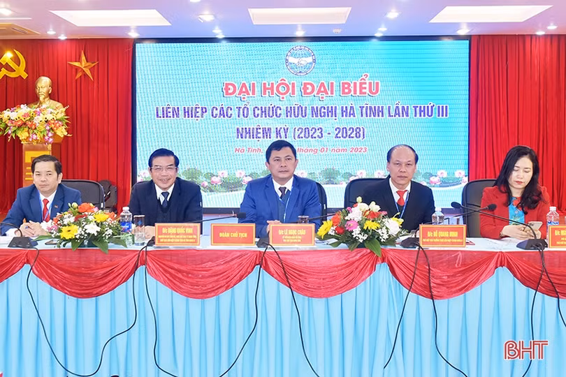 Phó Chủ tịch UBND tỉnh Lê Ngọc Châu được bầu làm Chủ tịch Liên hiệp các tổ chức hữu nghị Hà Tĩnh