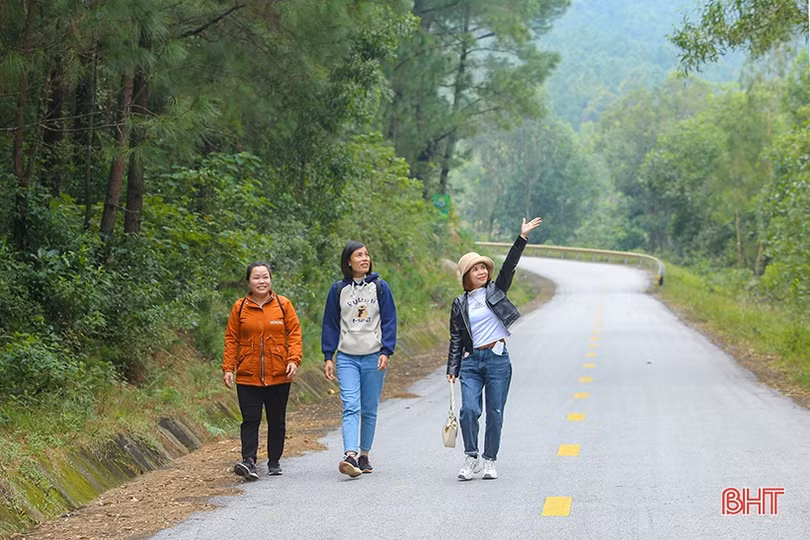 Vẻ đẹp cung đường dẫn tới Hoan Châu đệ nhất danh lam ở Hà Tĩnh