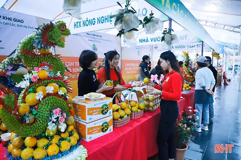 Mang sản phẩm chất lượng nhất đến với Lễ hội Cam và các sản phẩm nông nghiệp Hà Tĩnh