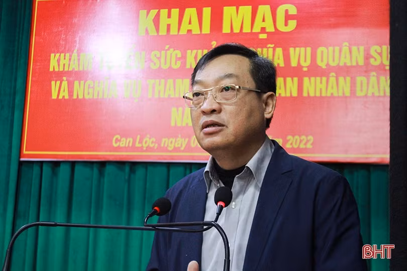 Can Lộc, Nghi Xuân tổ chức khám tuyển nghĩa vụ quân sự, công an năm 2023