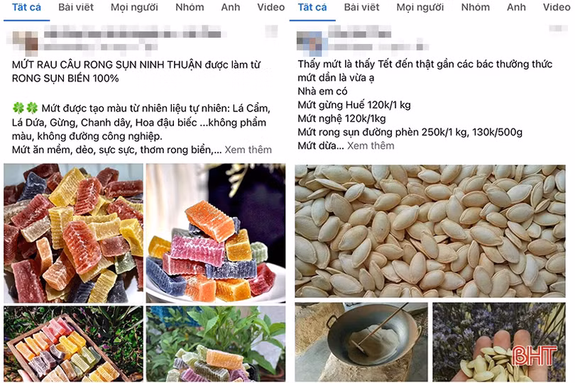 Cẩn trọng với thực phẩm handmade bán trên chợ online dịp tết