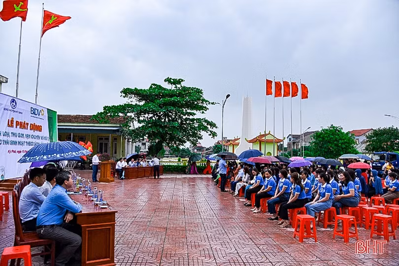 Phân loại rác thải ở huyện Kỳ Anh - Người dân hưởng ứng tích cực!