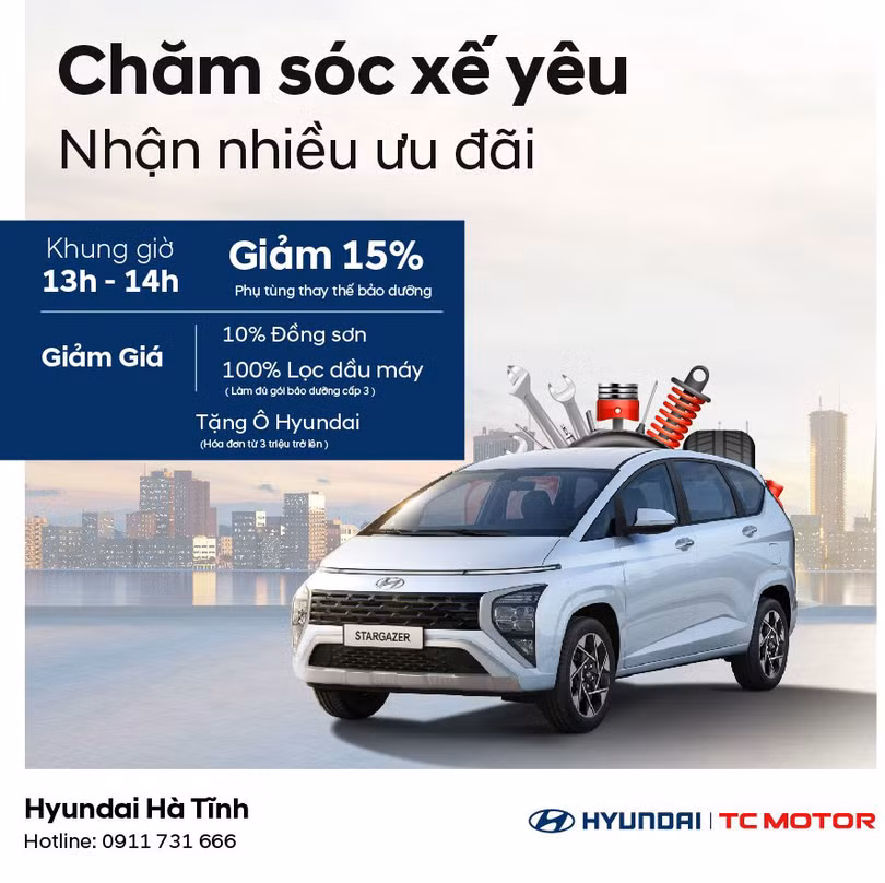 Chăm sóc xế yêu - Nhận nhiều ưu đãi