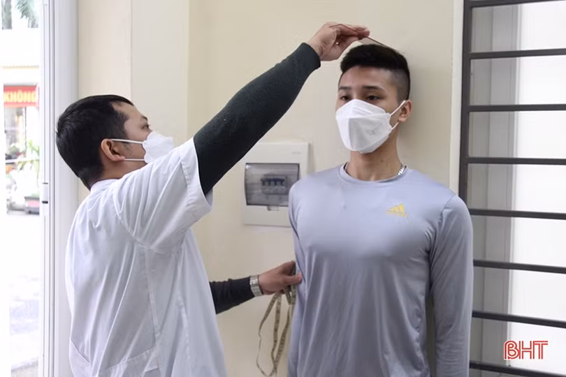 Can Lộc, Nghi Xuân tổ chức khám tuyển nghĩa vụ quân sự, công an năm 2023