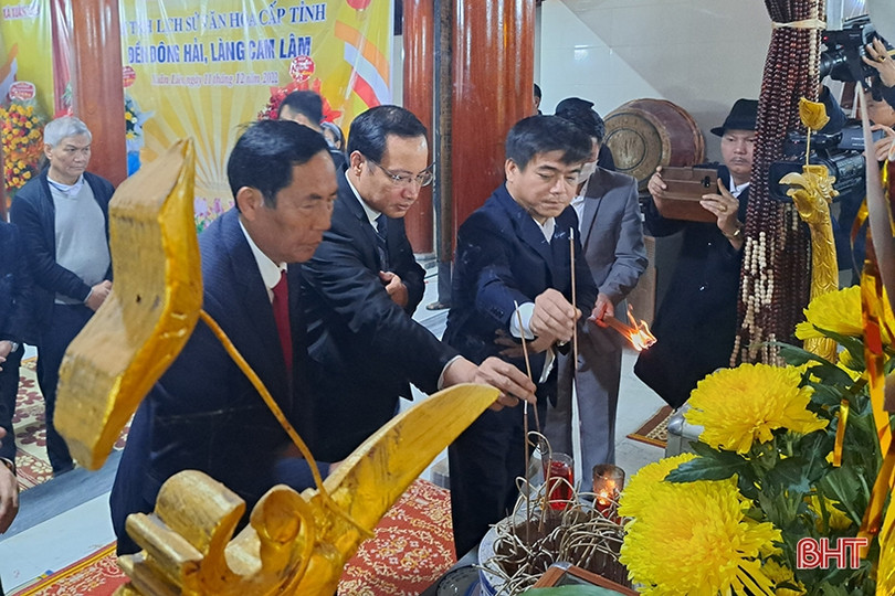 Đầu tư gần 6 tỷ đồng trùng tu di tích lịch sử đền Đông Hải ở Nghi Xuân