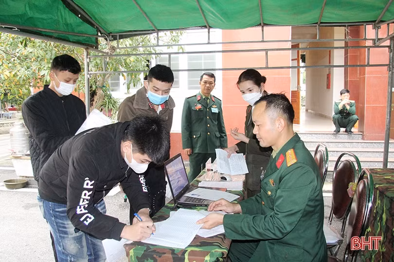 Can Lộc, Nghi Xuân tổ chức khám tuyển nghĩa vụ quân sự, công an năm 2023
