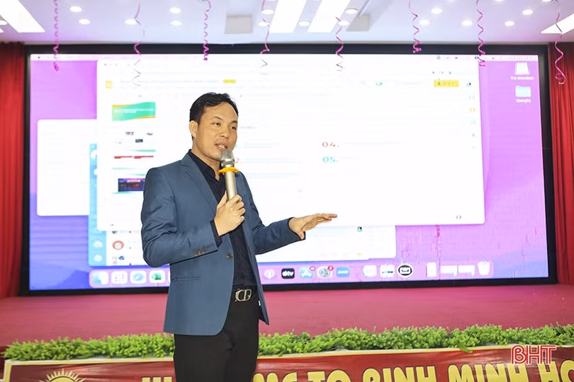 Phụ nữ Hà Tĩnh học cách ứng dụng công nghệ số trong kinh doanh