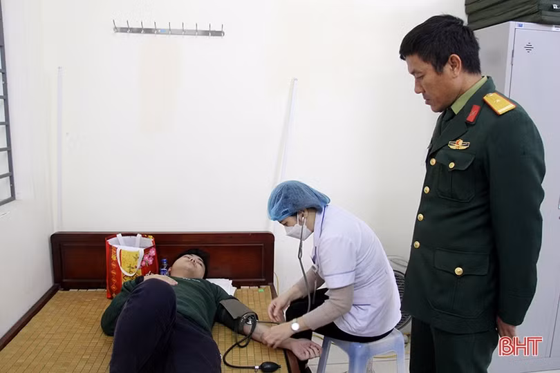 Can Lộc, Nghi Xuân tổ chức khám tuyển nghĩa vụ quân sự, công an năm 2023