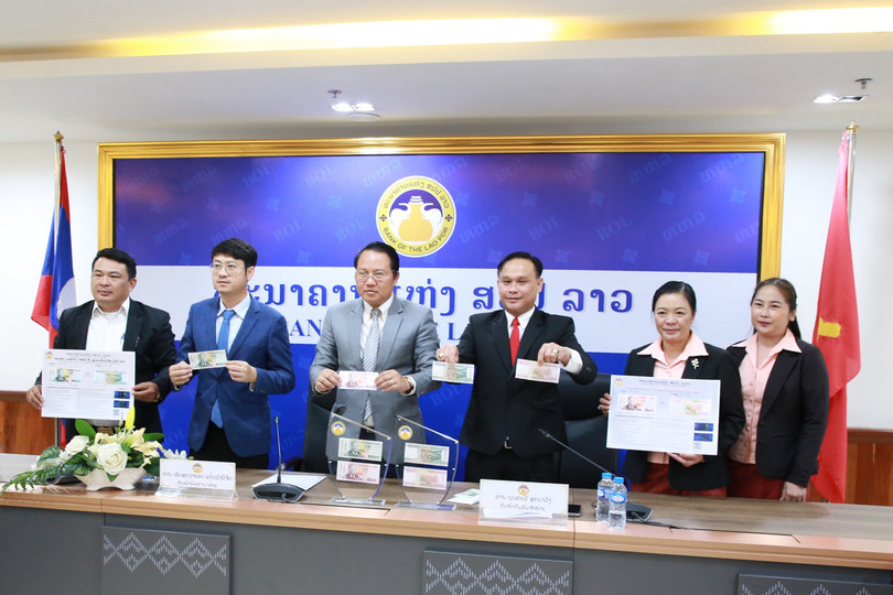 Lào chuẩn bị đưa vào lưu thông 2 mệnh giá tiền có thiết kế mới
