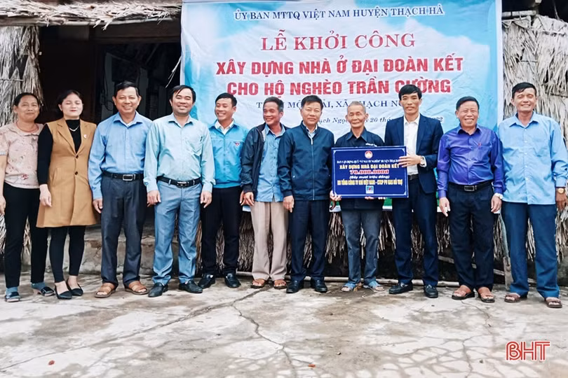 MTTQ tỉnh Hà Tĩnh huy động 75 tỷ đồng hỗ trợ người nghèo