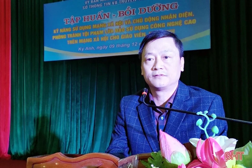 Nâng cao kỹ năng sử dụng mạng xã hội cho gần 500 giáo viên, học sinh huyện Kỳ Anh