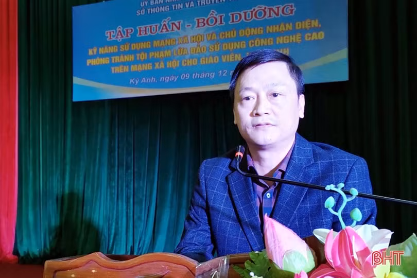 Nâng cao kỹ năng sử dụng mạng xã hội cho gần 500 giáo viên, học sinh huyện Kỳ Anh